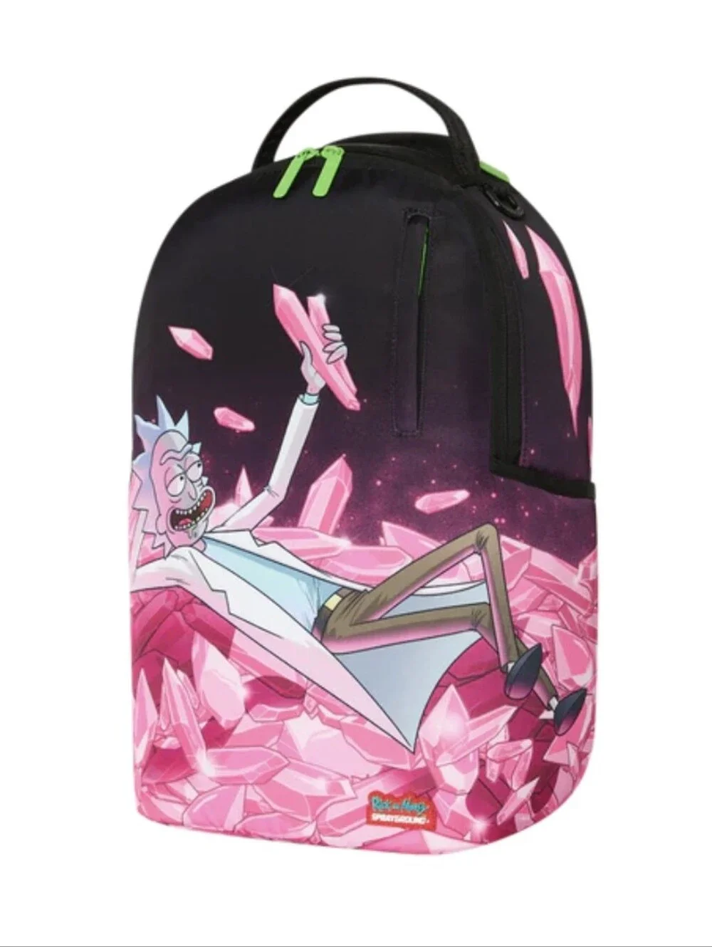 Sprayground Rick & Morty Kalaxian Crystal Shark Backpack